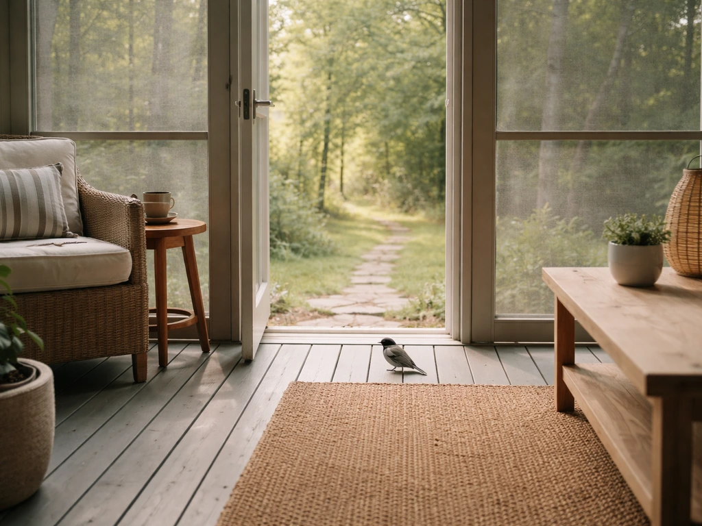 How to Get a Bird Out of a Screened Porch Safely