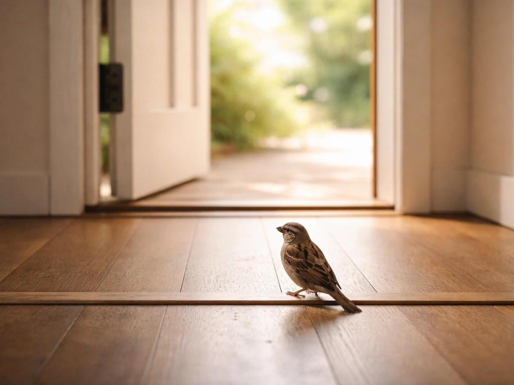 How to Trap a Bird in a Building Safely and Humanely