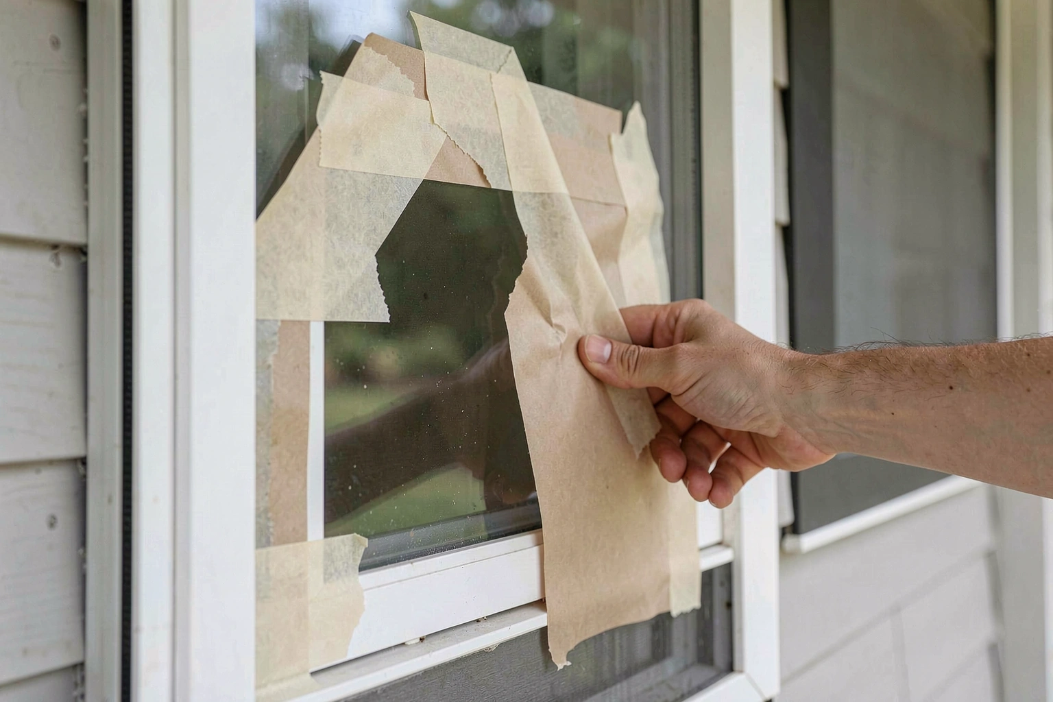 how to stop bird pecking at window
